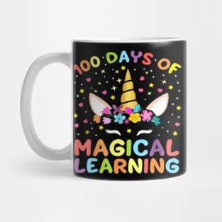 Unicorn 100 Days of School 100th Girls Magical Mug